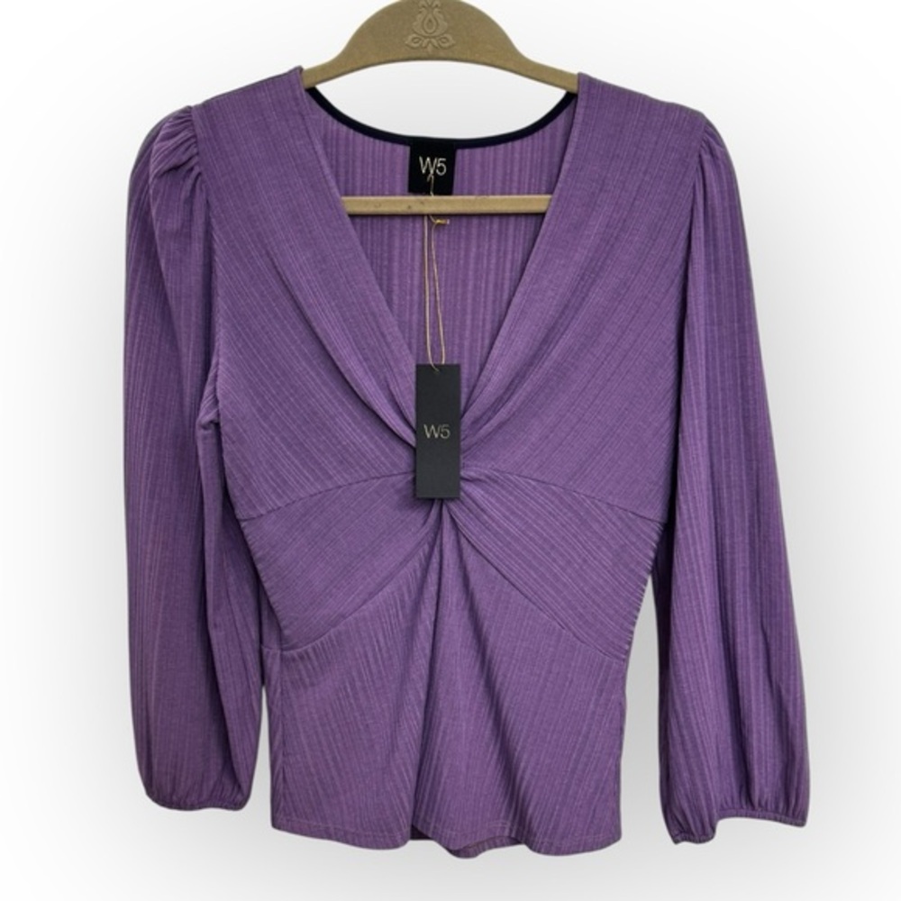 Anthropologie W5 Women’s  Purple Blouse Size M *2122